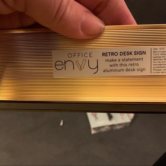 Retro office desk sign - Picture 2 of 2